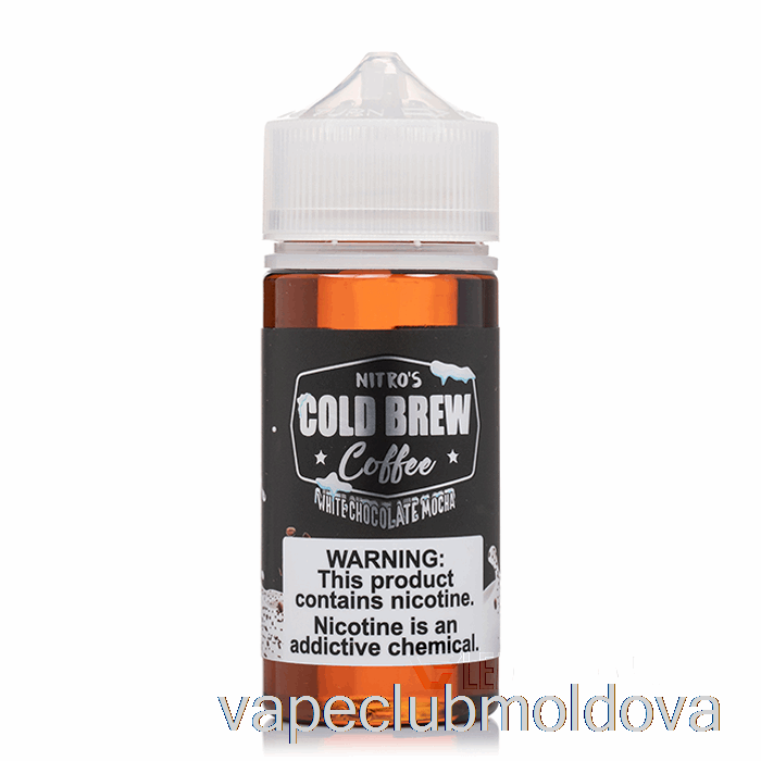 Kit Vape Pod Ciocolata Alba Mocha - Nitros Cold Brew - 100ml 3mg